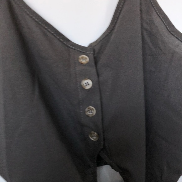 NWOT Women’s Tie Front Crop Top - Picture 6 of 11